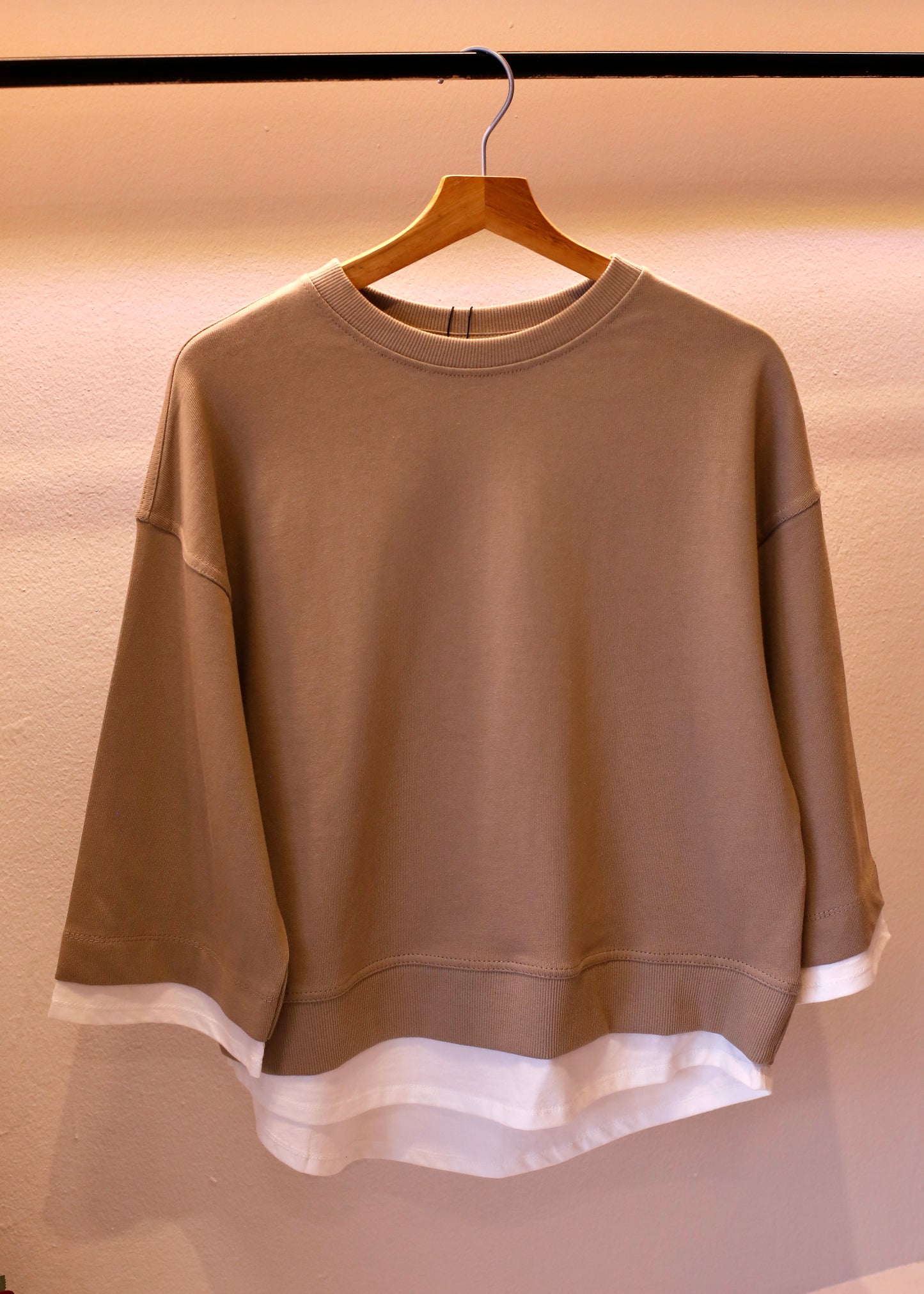ZARA contrast sweatshirt