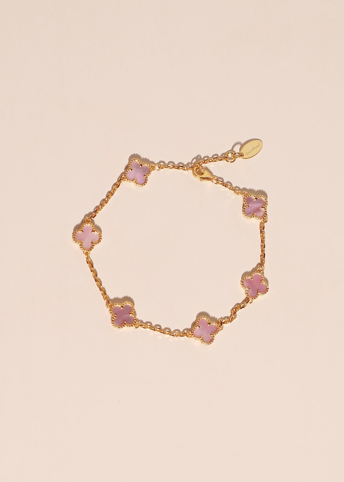 PETITE MILLIE (pink) sterling silver bracelet