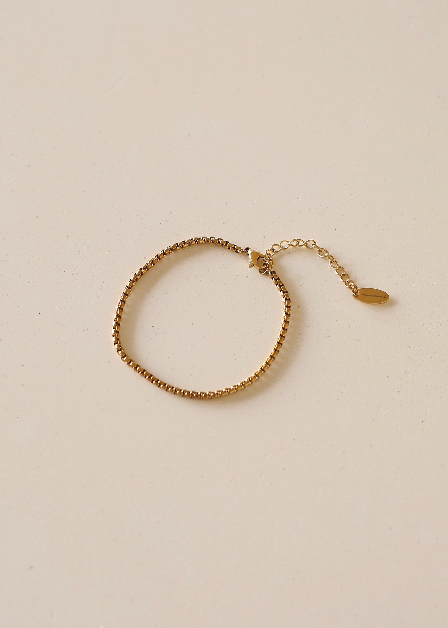 BOXCHAIN (2mm) stainless steel bracelet