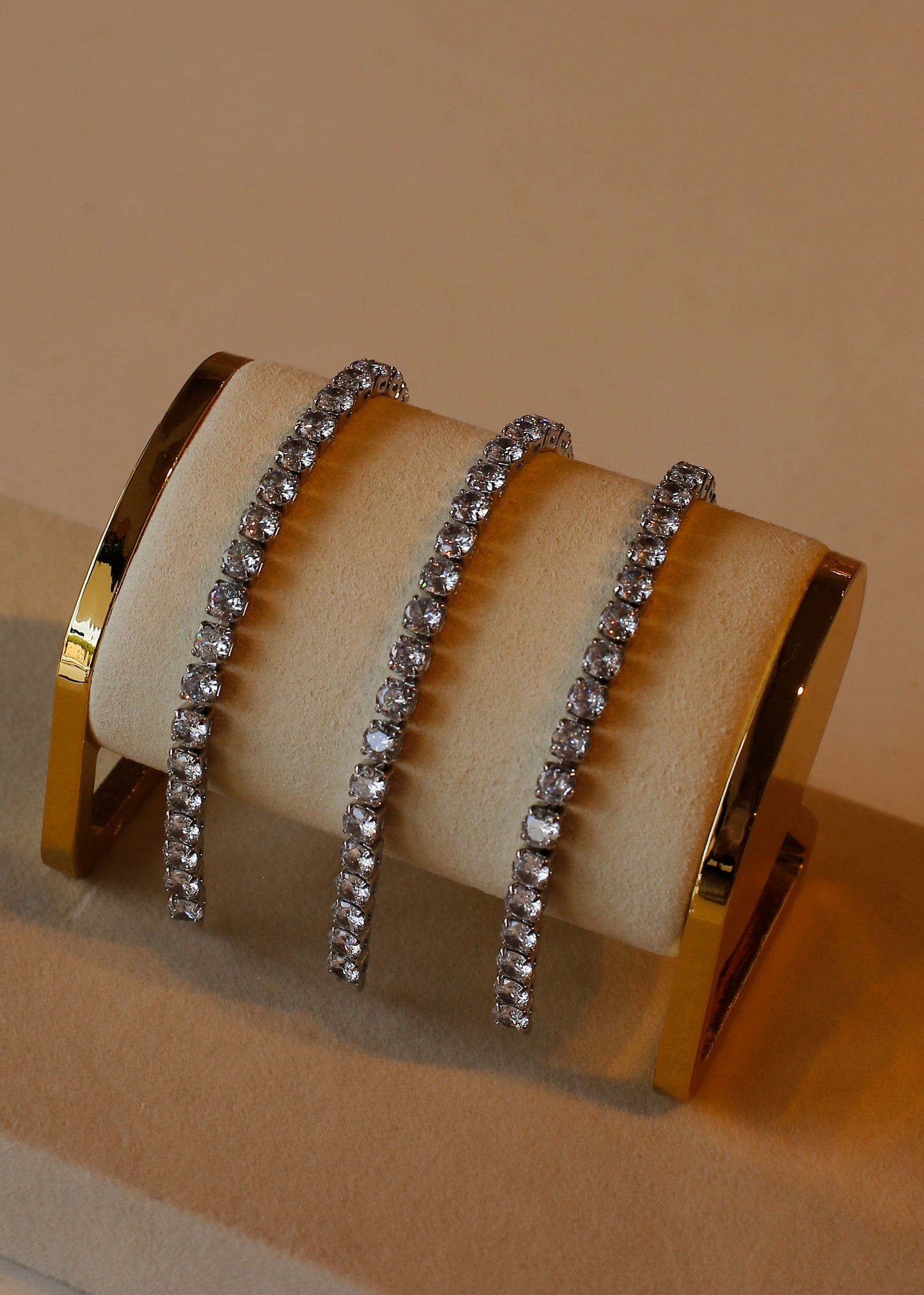 Tennis (square 4mm crystal) bracelet