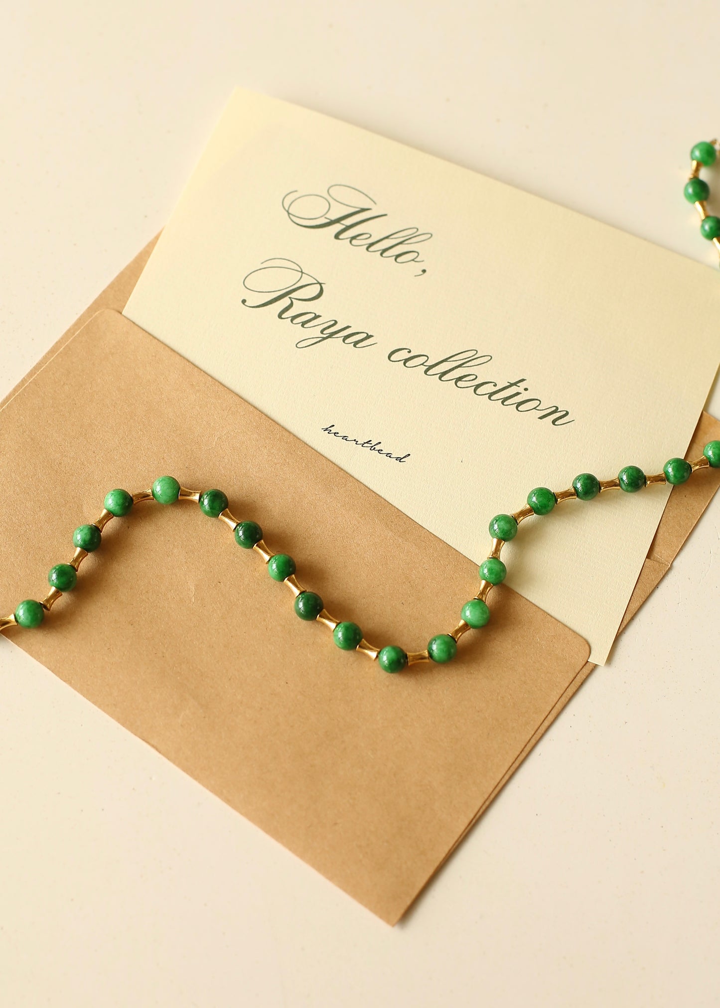 EIDMERALD beaded necklace (stainless steel)