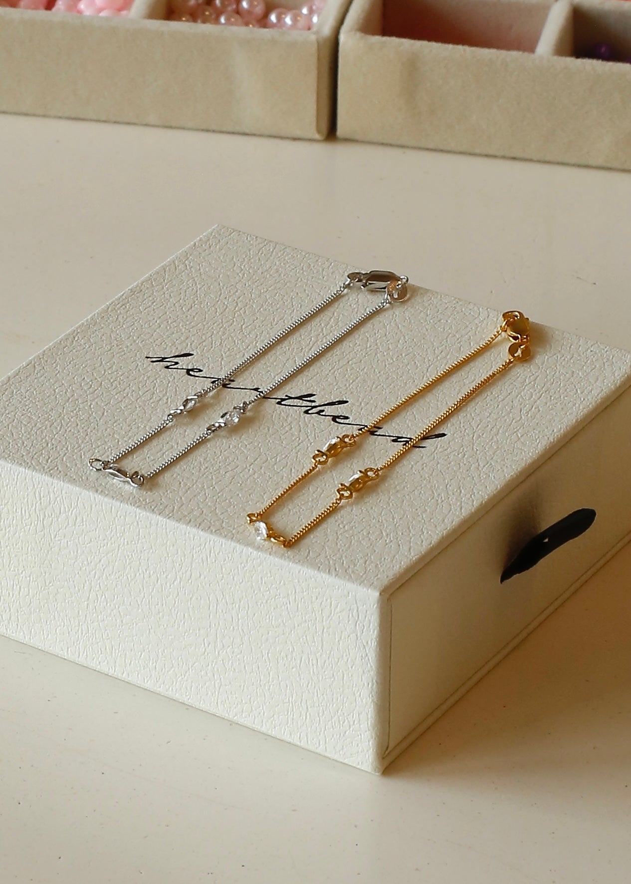 MARQUISE sterling silver bracelet