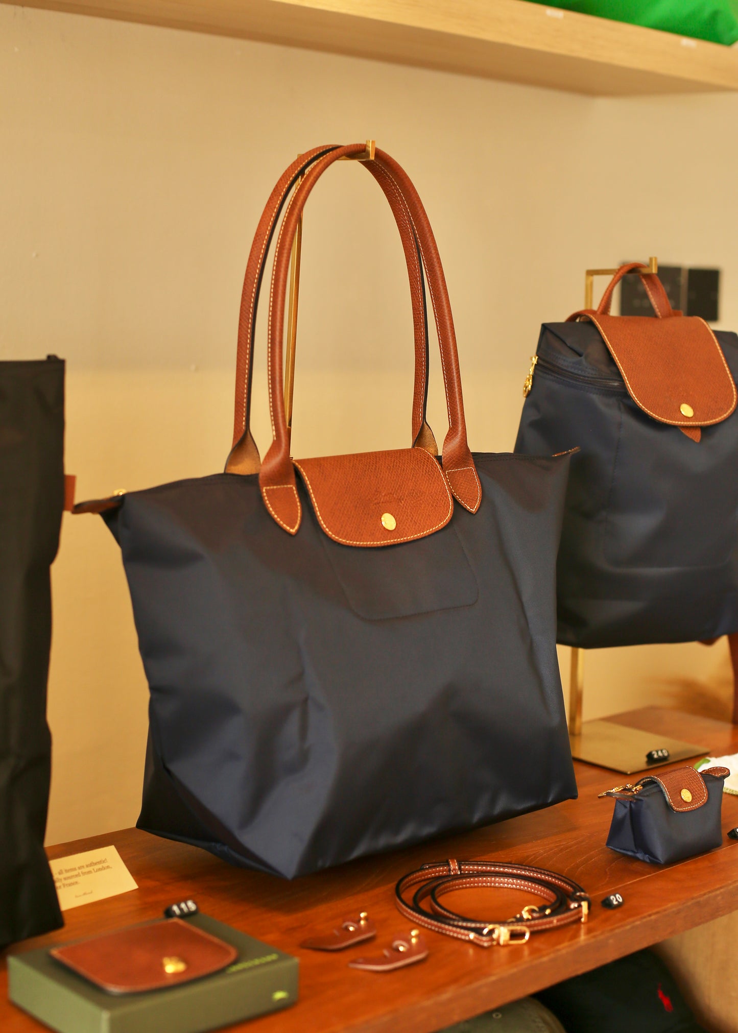 PREORDER LONGCHAMP Large Le Pliage Tote Bag (Navy blue)