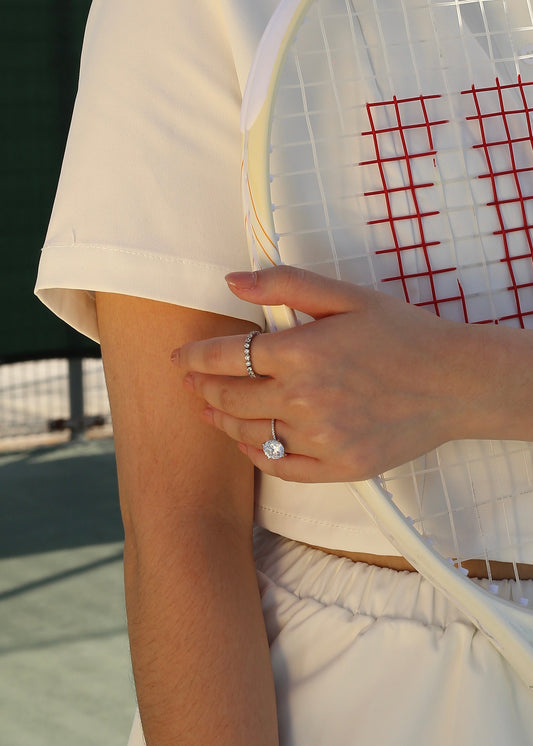 HOLIDAY GLITZ sterling silver ring