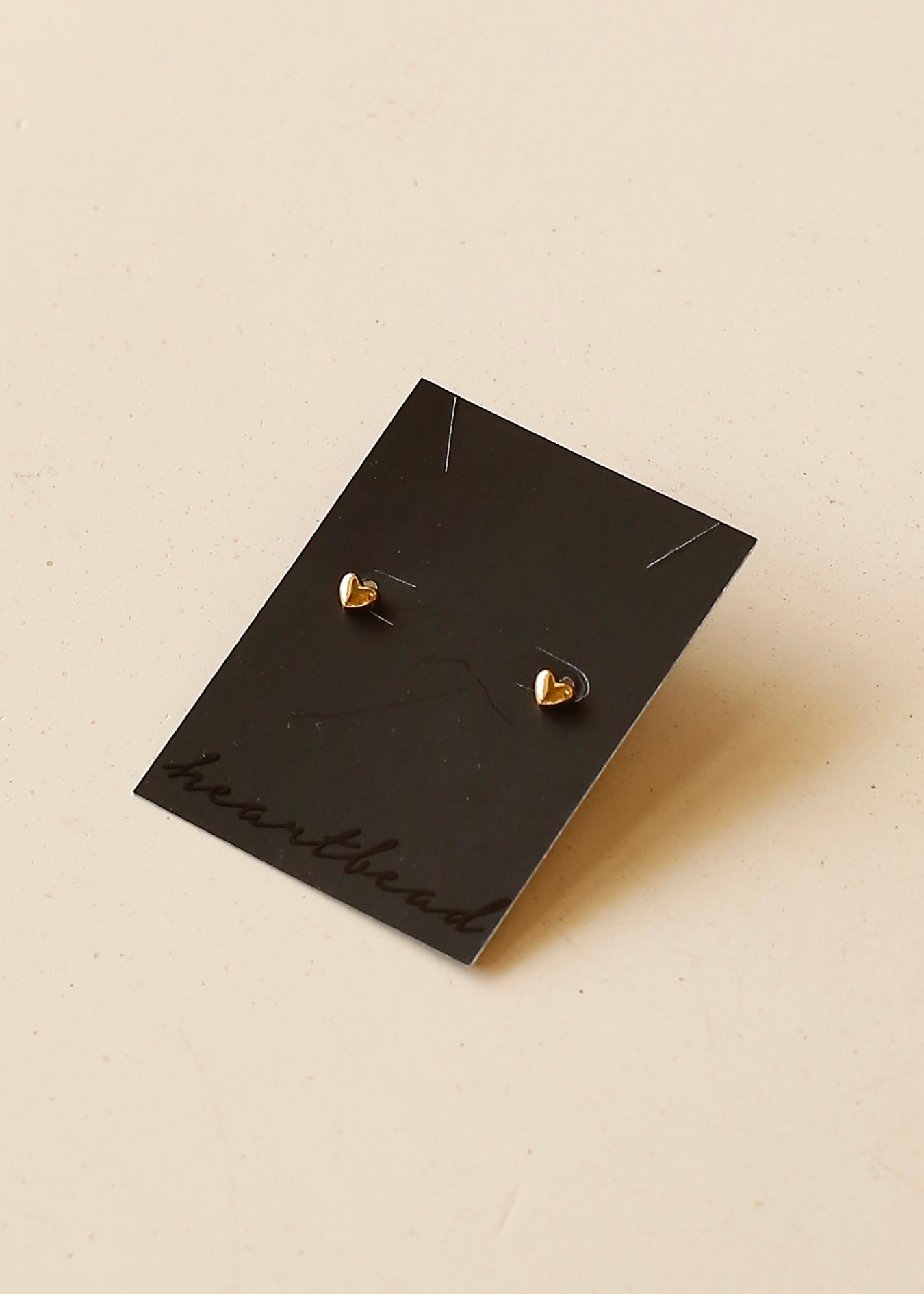 GOLDHEART sterling silver studs