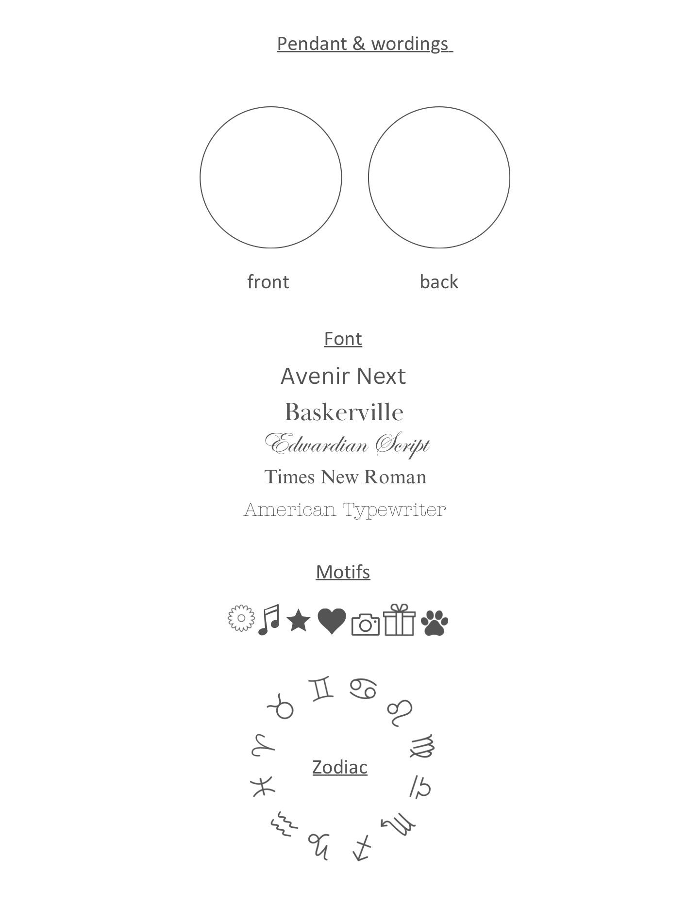 BEADEDHEART engravable necklace