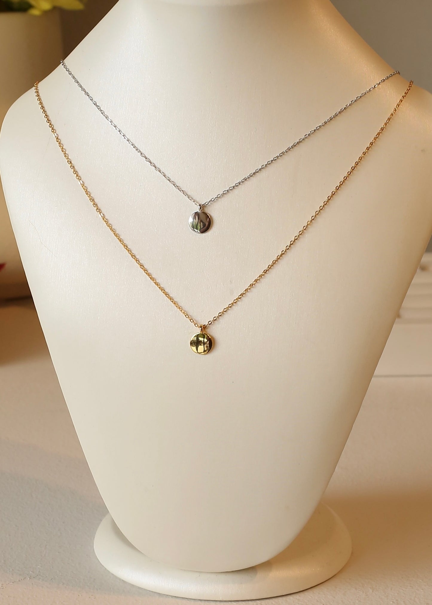 PETITEROUND sterling silver necklace