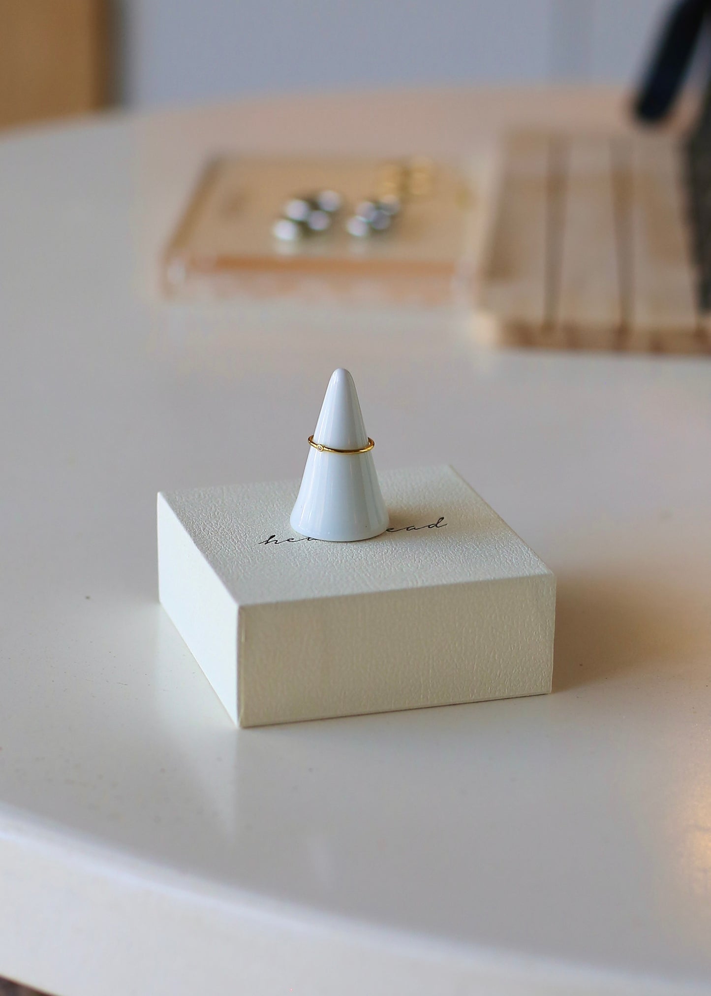 FINECRYSTAL sterling silver ring