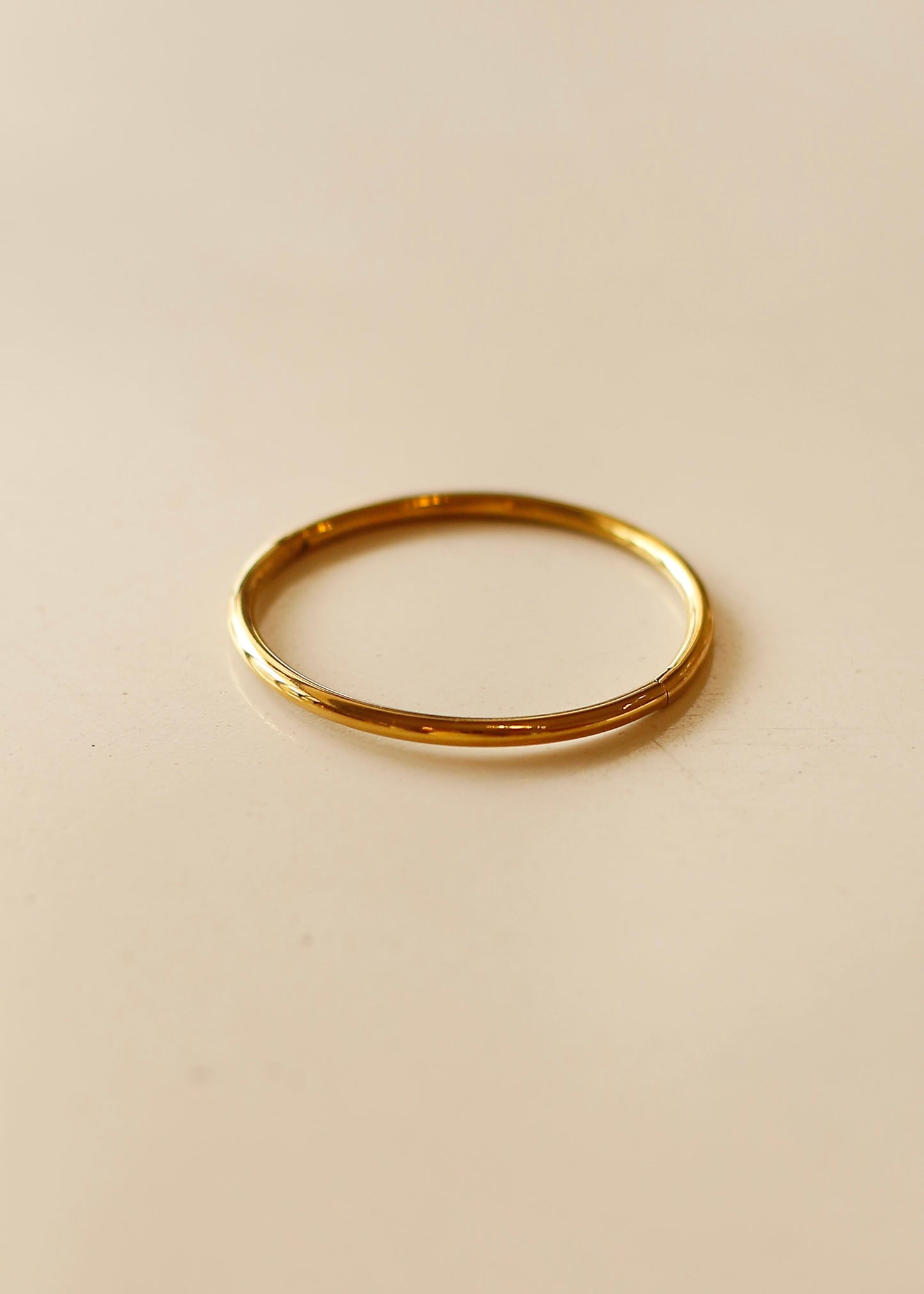 ROUND stainless steel bangle