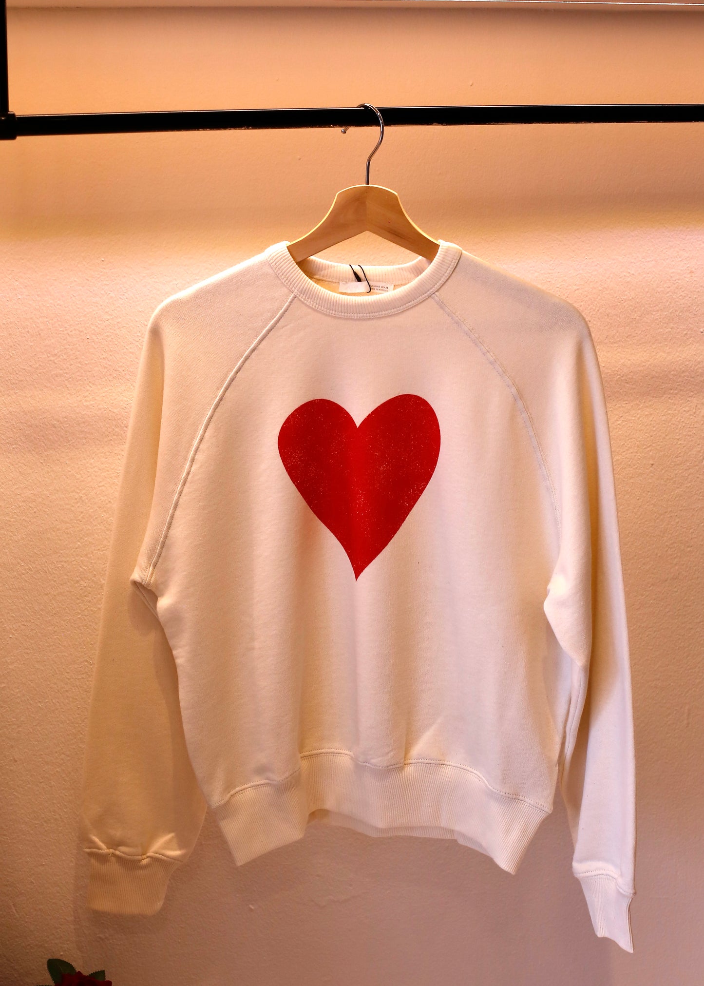 ZARA heart sweatshirt