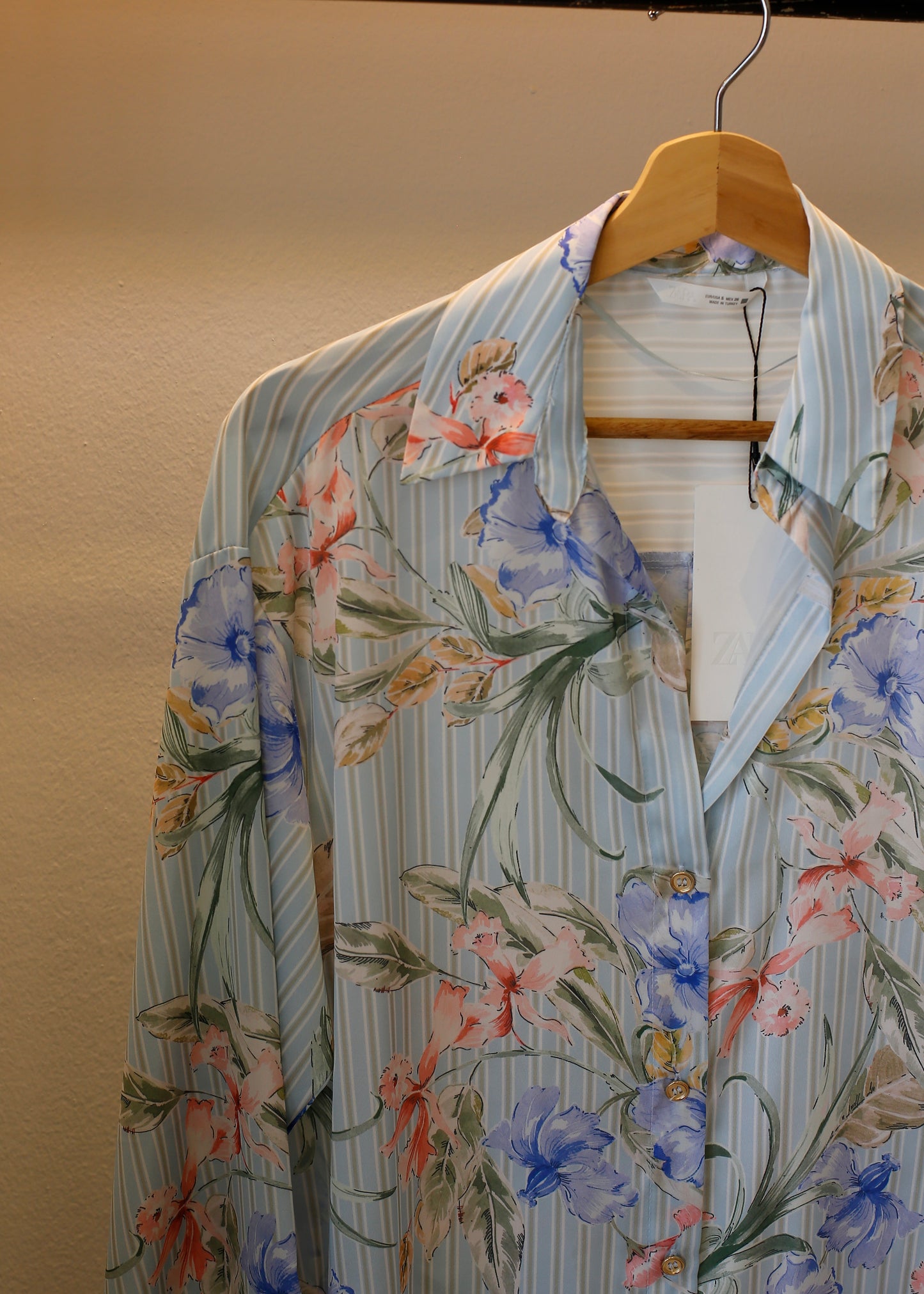 ZARA floral print shirt