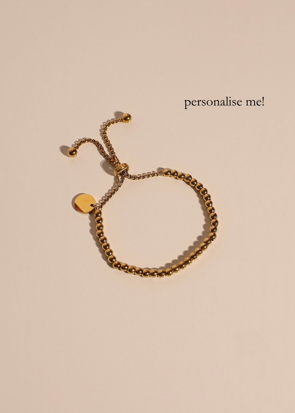 BALLBEAD engravable bracelet