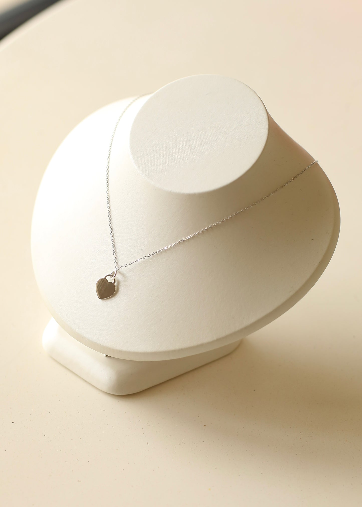 HEARTTAG 10mm sterling silver necklace