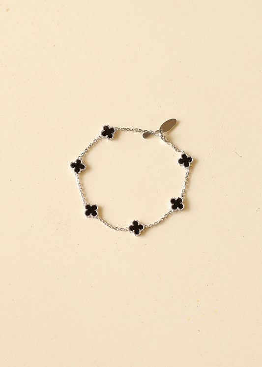 PETITE MILLIE (black) sterling silver bracelet