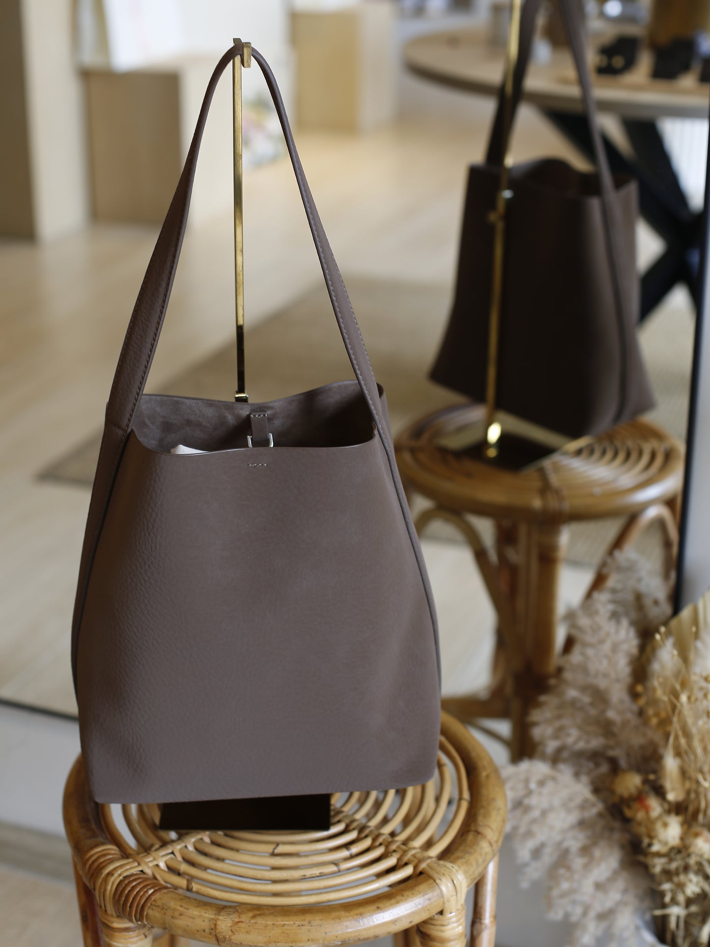 ZARA Bucket Shoulder Bag (Brown)