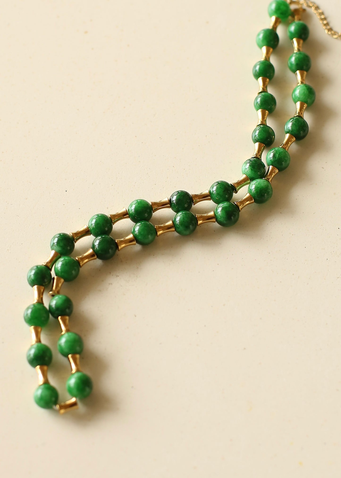 EIDMERALD beaded necklace (stainless steel)