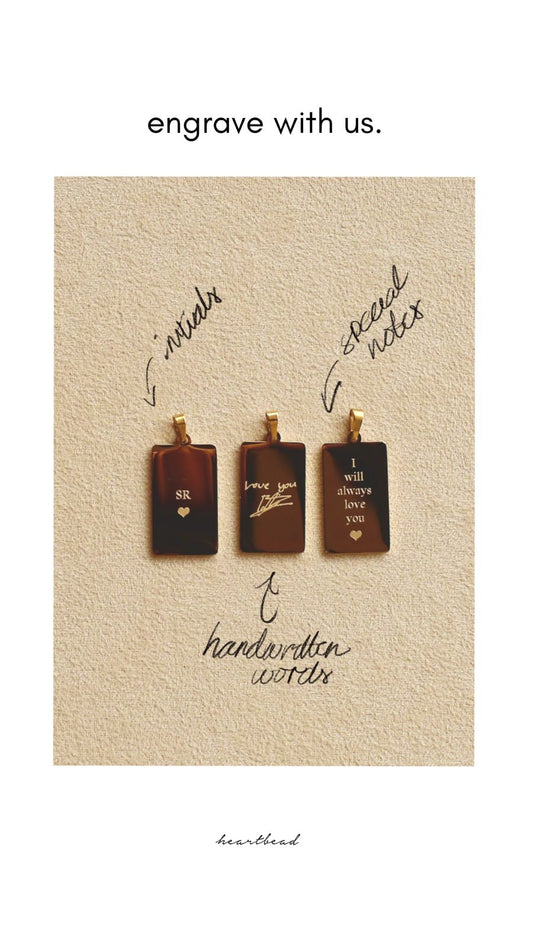 CLASSIC Rectangle Engravable Pendant Necklace