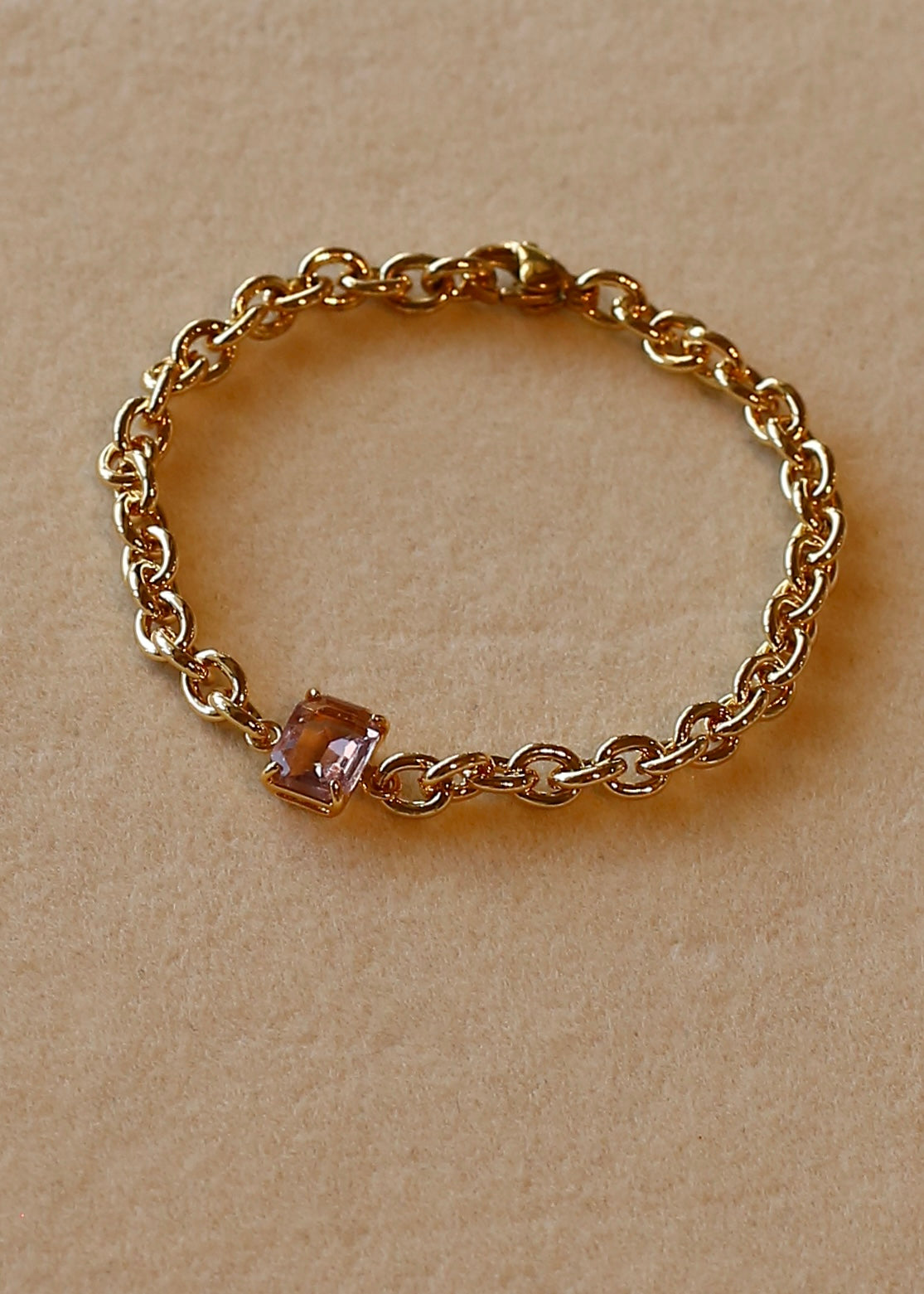 Rose chain bracelet