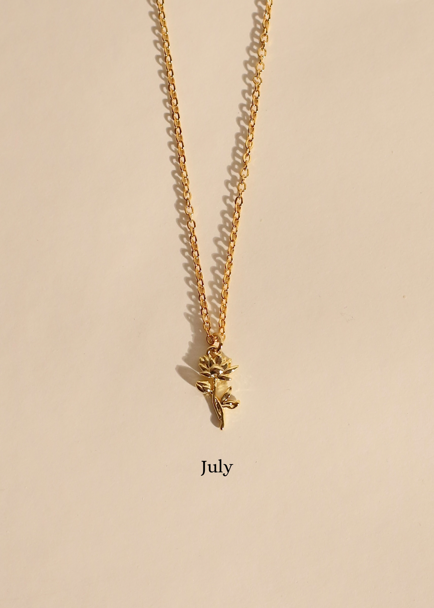 BIRTH FLOWER necklace