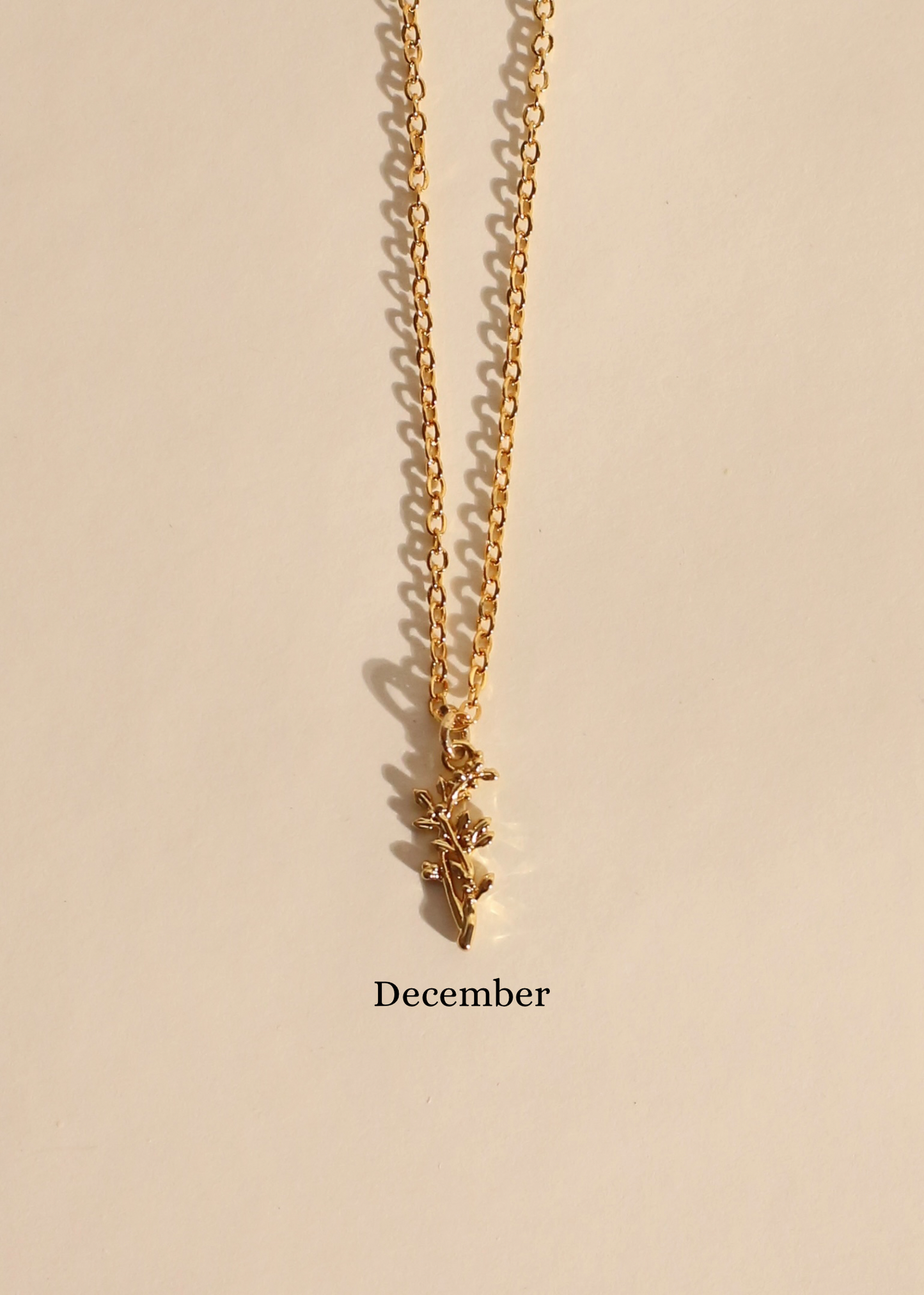 BIRTH FLOWER necklace