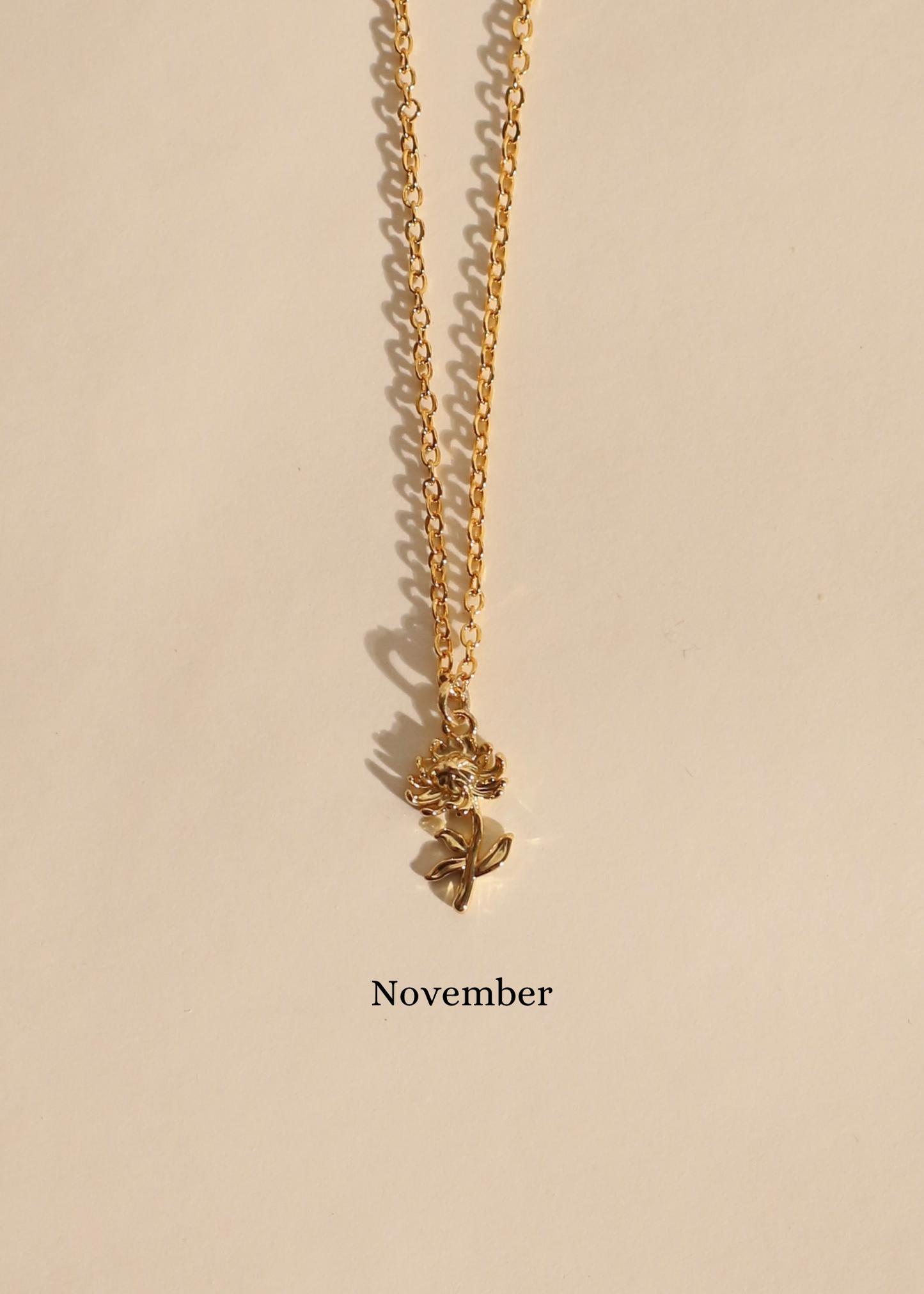 BIRTH FLOWER necklace