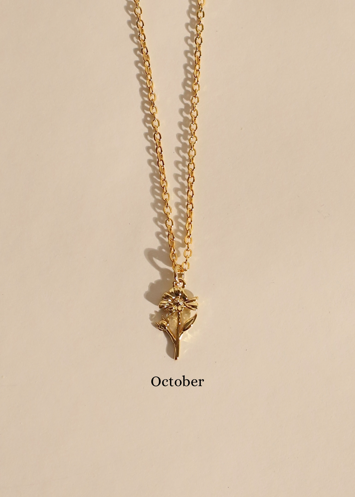 BIRTH FLOWER necklace