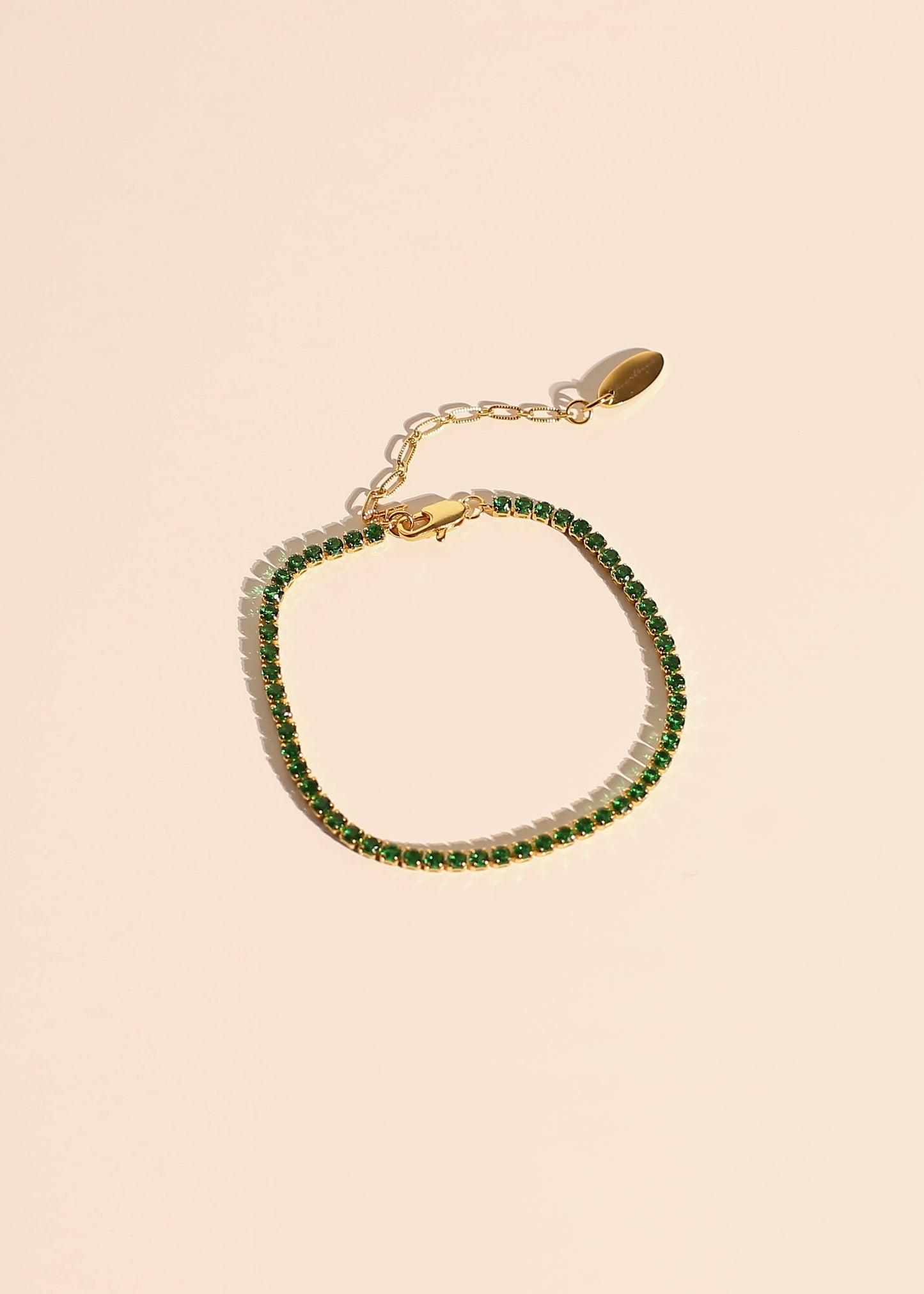 EMERALD tennis bracelet