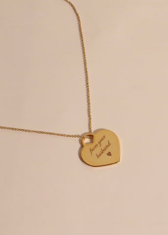 HEARTTAG engravable necklace