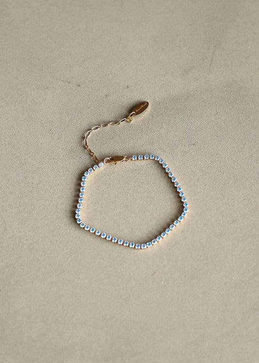 BABYBLUE tennis bracelet