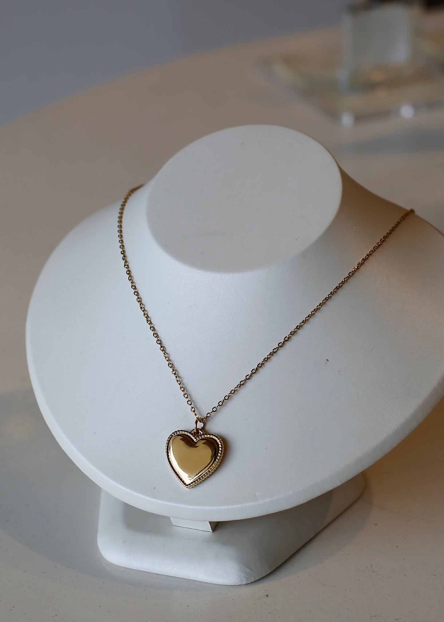 BEADEDHEART engravable necklace