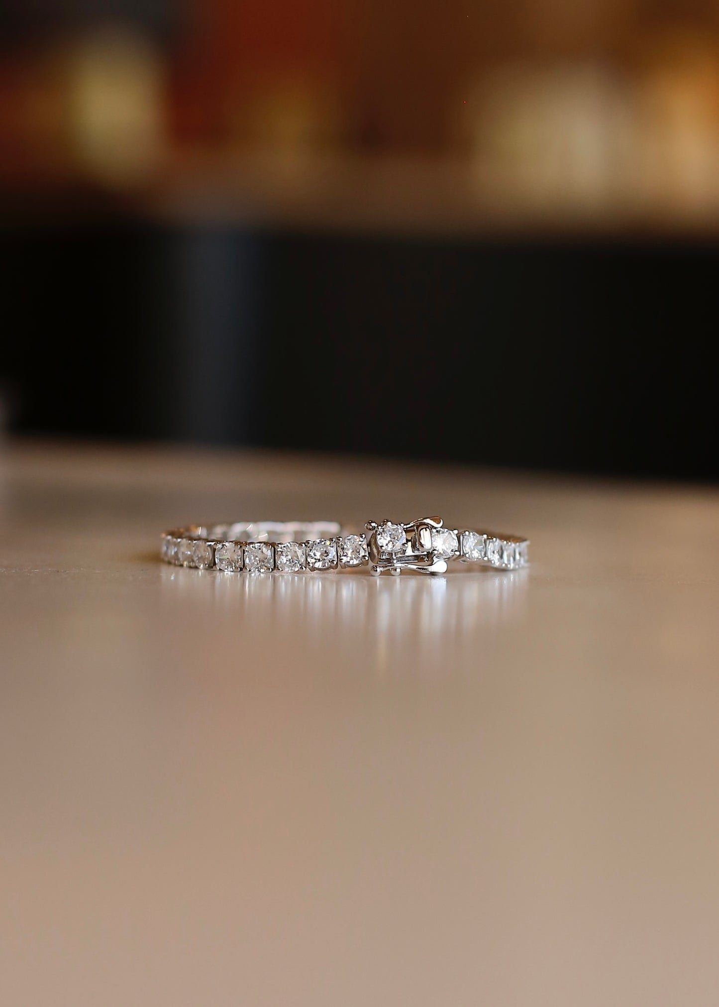 TENNIS (4mm) sterling silver bracelet