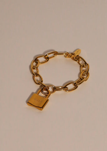 XOPADLOCK chunky engravable bracelet
