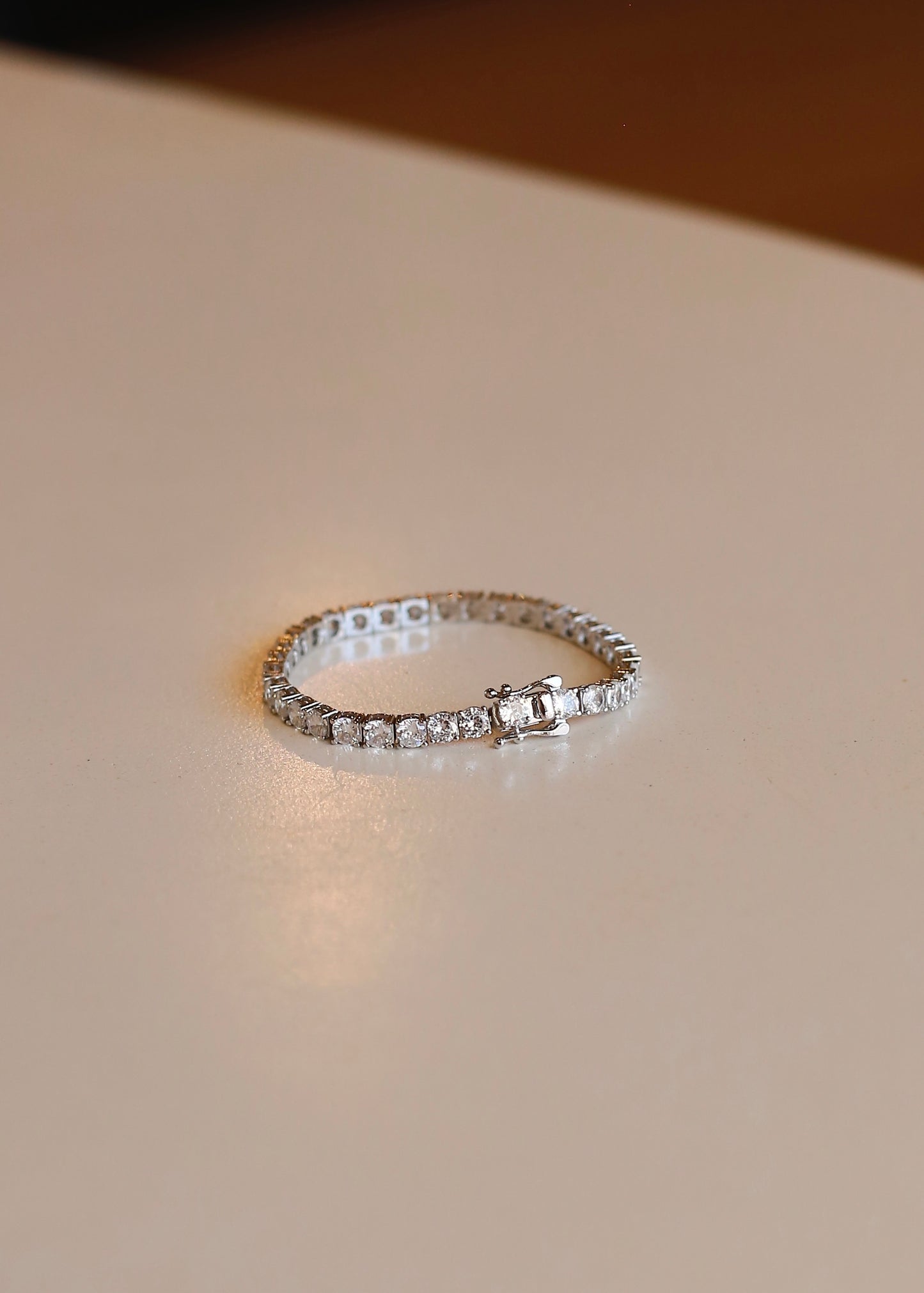 TENNIS (4mm) sterling silver bracelet