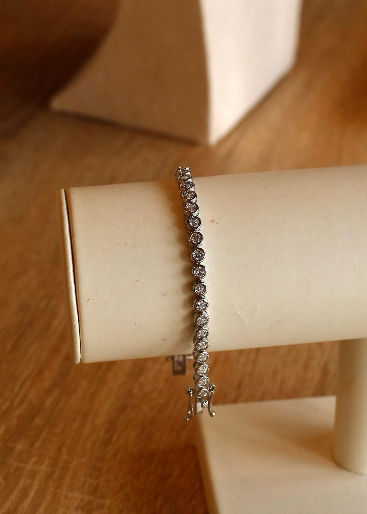 ROUNDBEZEL tennis bracelet