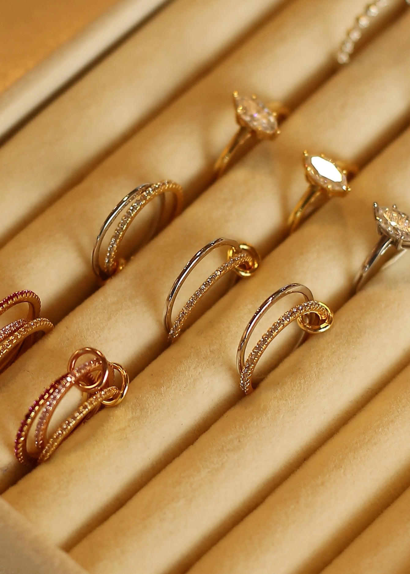 STACKS crystal ring