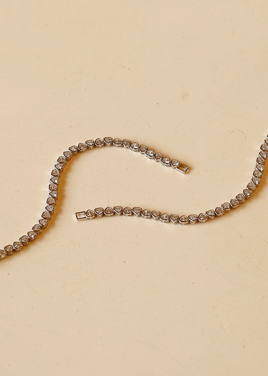 SWEETHEART TENNIS sterling silver bracelet