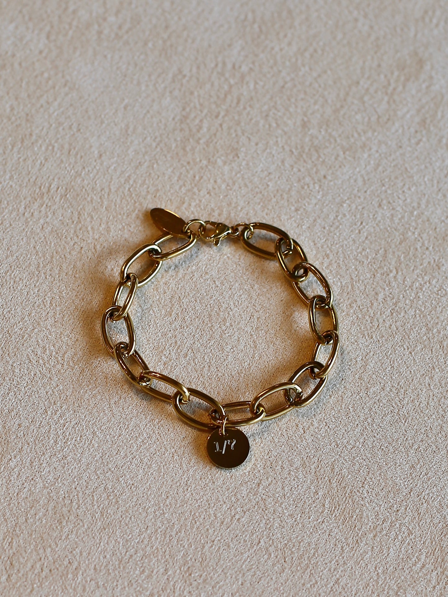 MINIROUND (10mm) engravable  chunky bracelet
