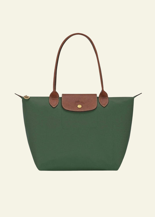LONGCHAMP Medium Le Pliage Tote Bag (dark green)