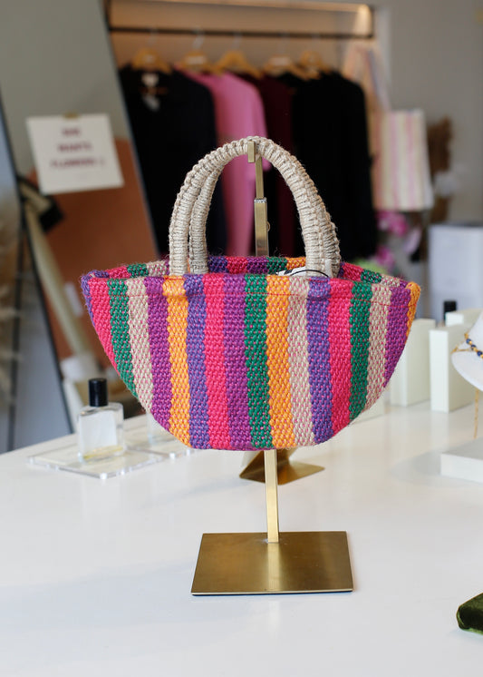 ZARA mini jute bag