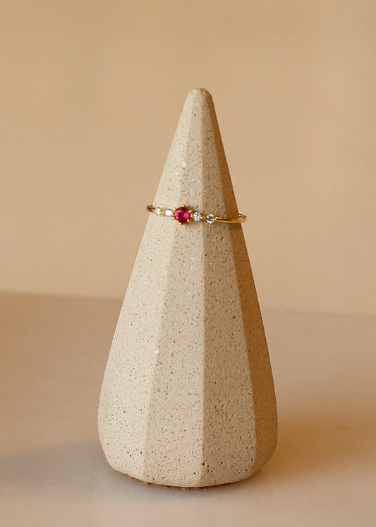 Rosè dainty ring