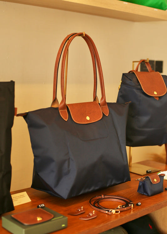 PREORDER LONGCHAMP Large Le Pliage Tote Bag (Navy blue)
