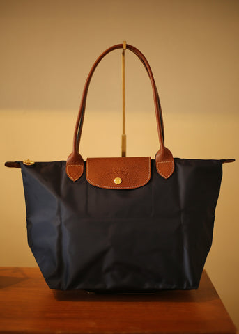 PRE-ORDER LONGCHAMP Medium Le Pliage Tote Bag (Dark Blue)