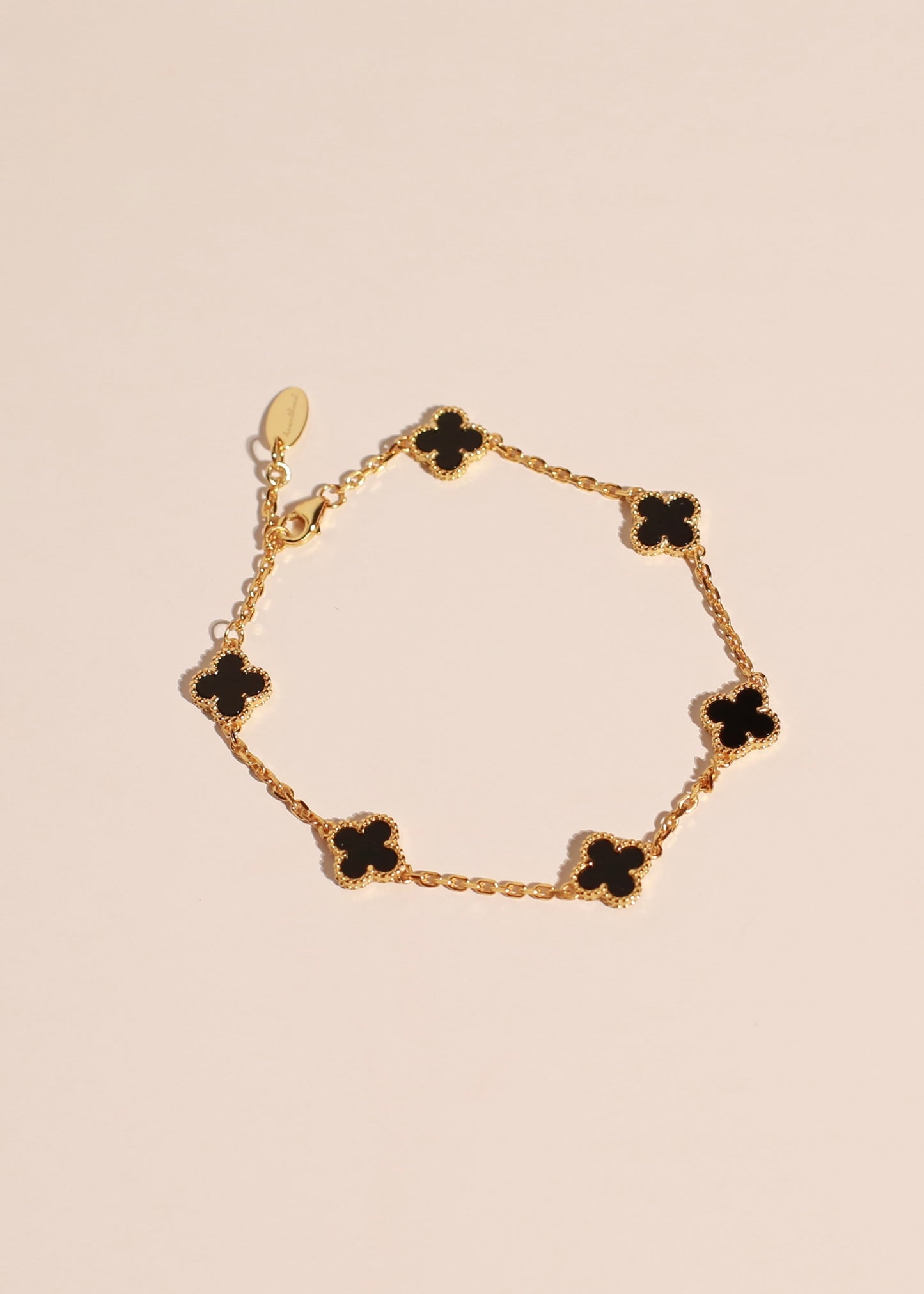 PETITE MILLIE (black) sterling silver bracelet