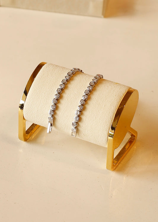 SWEETHEART TENNIS sterling silver bracelet
