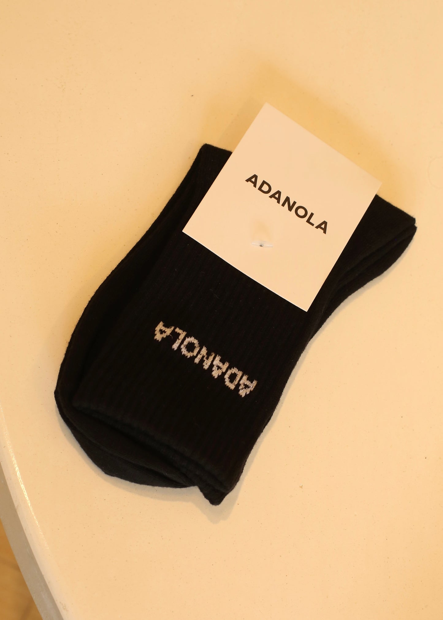 ADANOLA cotton blend socks