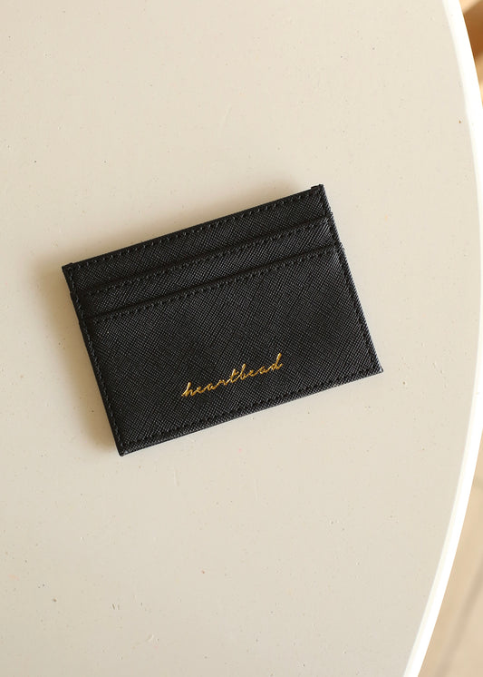 HEARTBEAD cardholder (black)