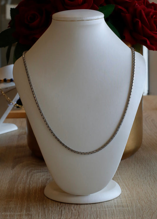 UNISEX HAMMERCHAIN 2.5 mm  stainless steel necklace