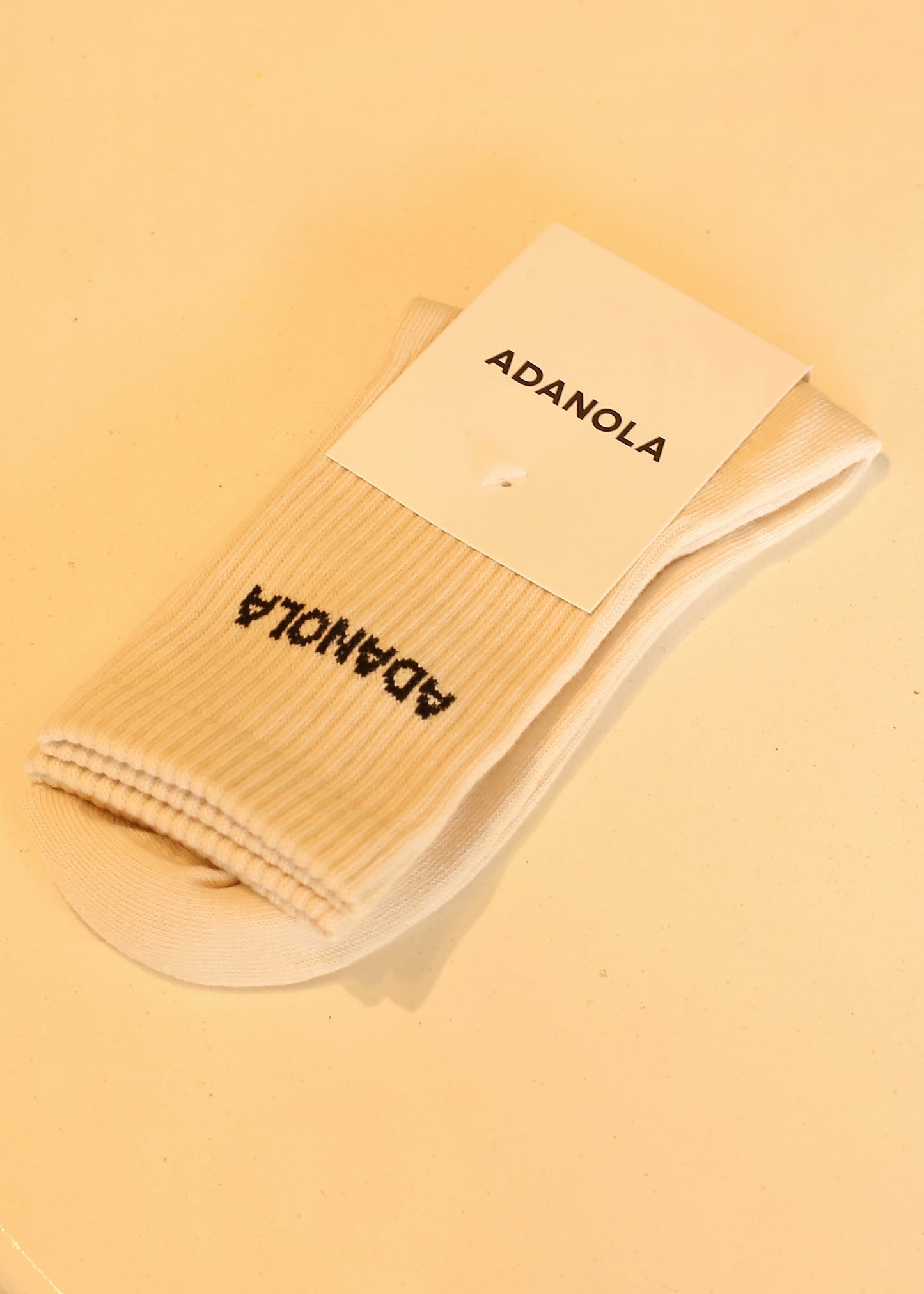 ADANOLA cotton blend socks