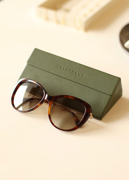 LONGCHAMP tortoise shell sunglasses