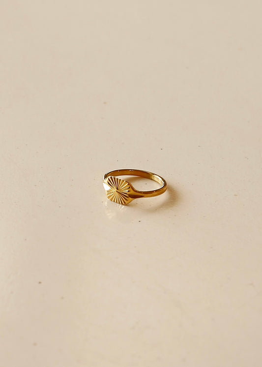RADIATE stainless steel ring